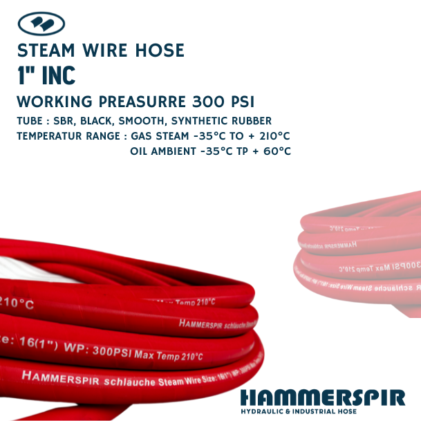 STEAM HOSE 1"