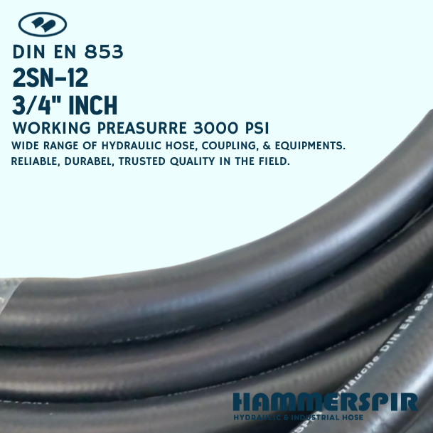HOSE 2SN 3/4" SMOOTH