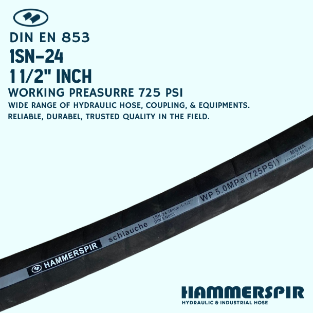 HOSE 1SN 1.1/2" ROUGH PRINT