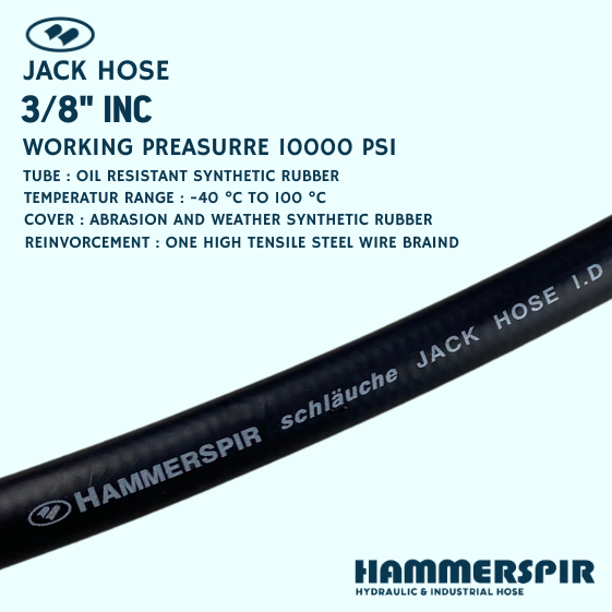 2SN 3/8" JACK HOSE