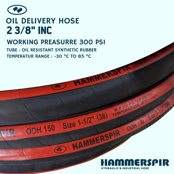 HOSE ODH BLACK 2 3/8"