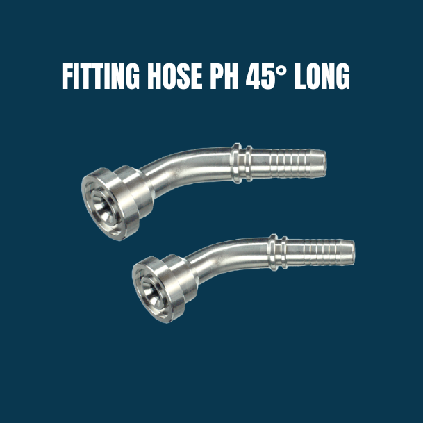 FITTING HOSE PH 16-16 45° - L 4"