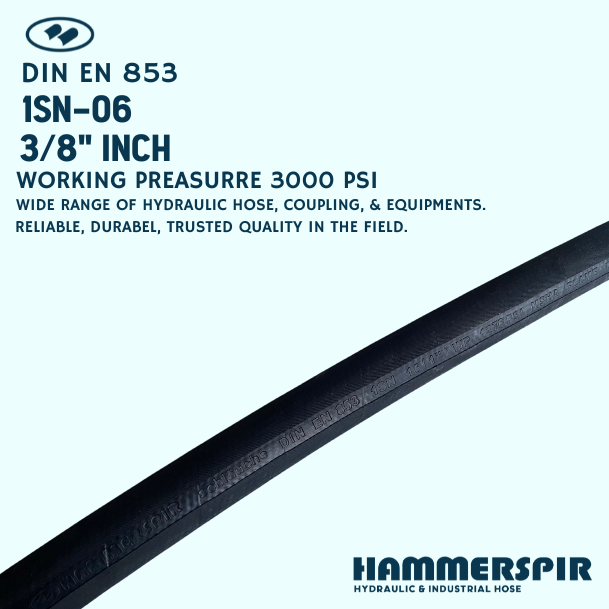 HOSE 1SN 3/8'' EMBOSSED