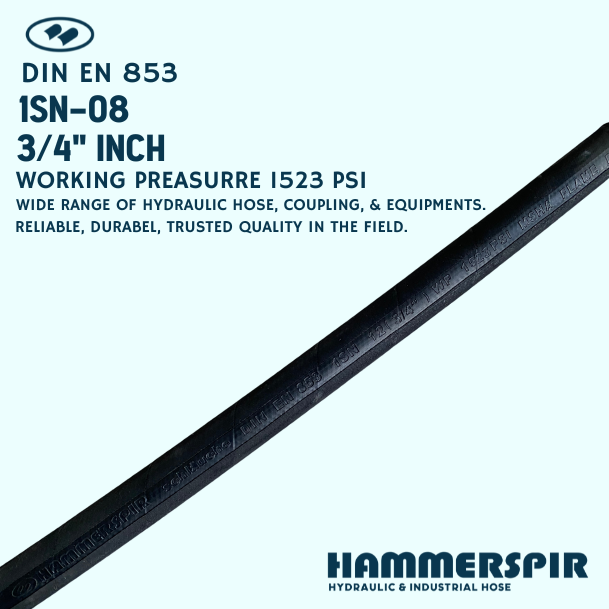 HOSE 1SN 3/4" EMBOSSED