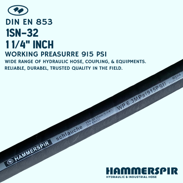 HOSE 1SN 1.1/4" ROUGH PRINT