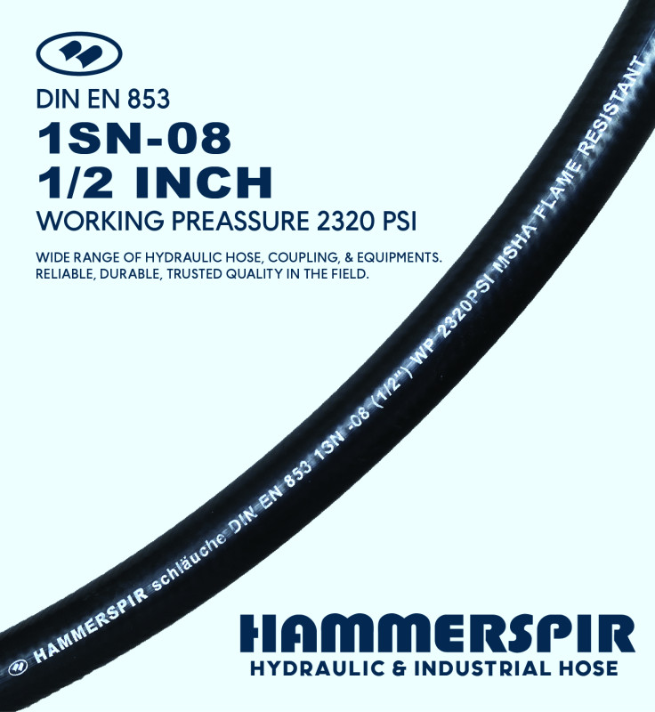 HOSE 1SN 1/2" SMOOTH